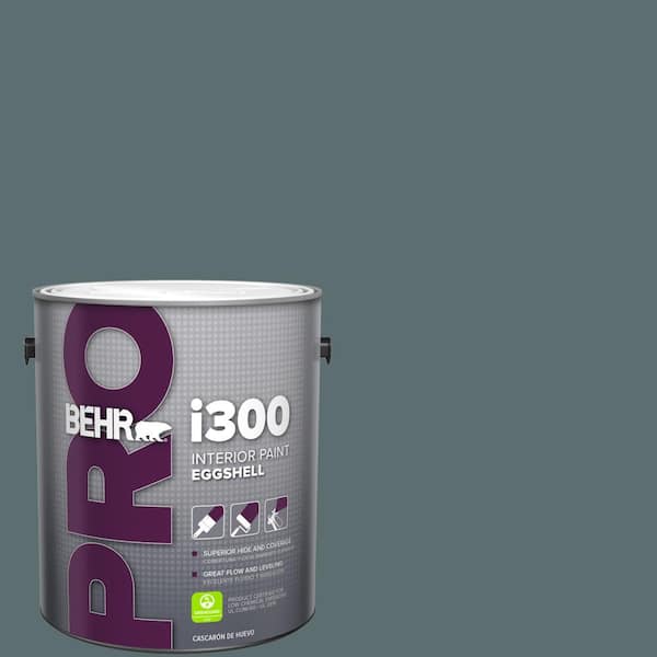 1 gal. #ECC-58-3 Unreal Teal Eggshell Interior Paint