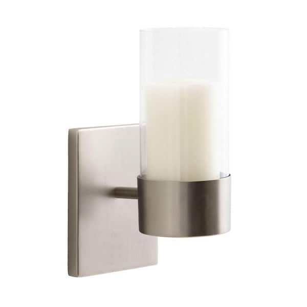 Zabler Silver Metal Wall Sconce
