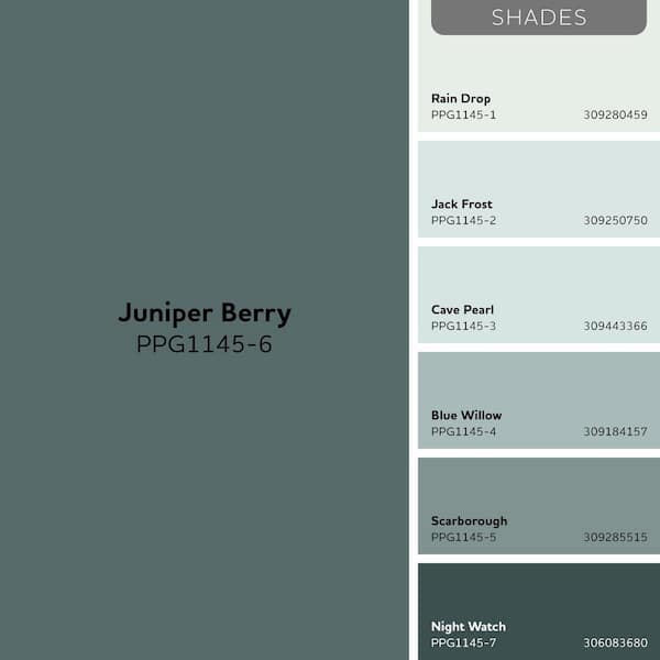 Glidden Premium 1 gal. PPG1145-6 Juniper Berry Satin