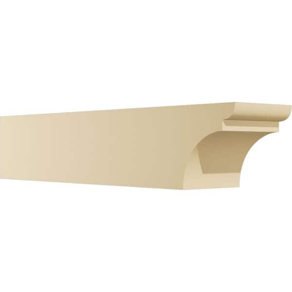 Ekena Millwork Standard Yorktown 6 in. W x 6 in. H x 30 in. D Signature Urethane Rafter Tail Outlooker