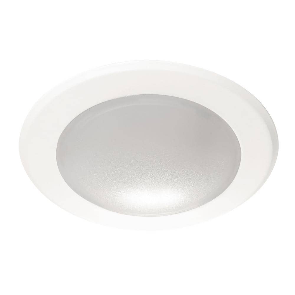 Slim White Aluminum 6" LED Flush Mount Ceiling Light
