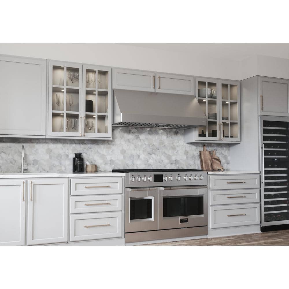 Tempest II 48" Stainless Steel Convertible Wall Mounted Range Hood