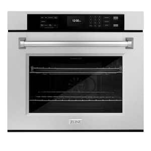 Professional 30 in. Single Electric Wall Oven with Convection and Air Fry in Fingerprint Resistant Stainless Steel