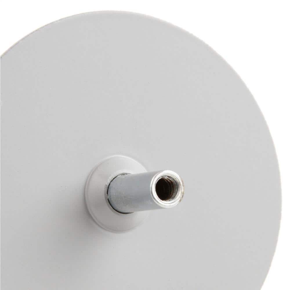 Gray Steel Door Hole Filler Plate for Wood or Metal Doors