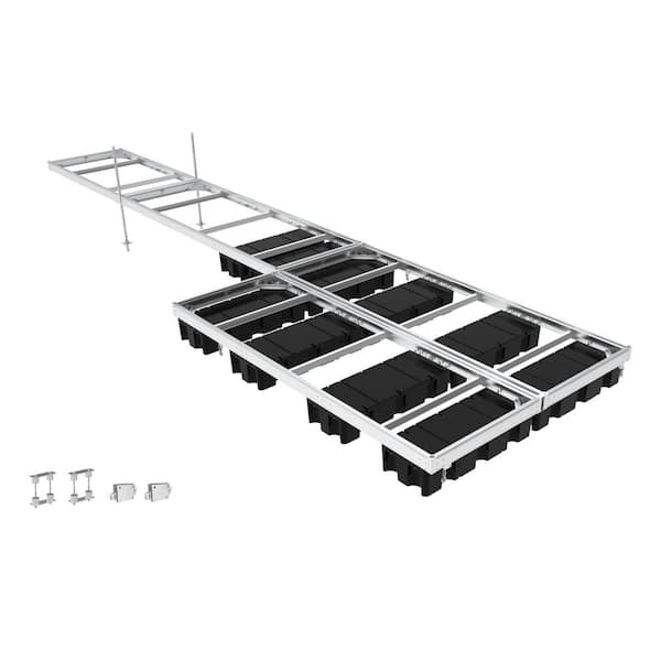 QPF-495 5 ft. x 40 ft. Floating Aluminum 'P' Dock Kit with Kiln-dried Cedar Decking