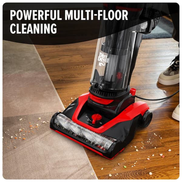 Multi-Surface Extended Reach+, Bagless, Corded Upright Vacuum Cleaner for Carpet and Hard Floor w/ Above Floor Cleaning