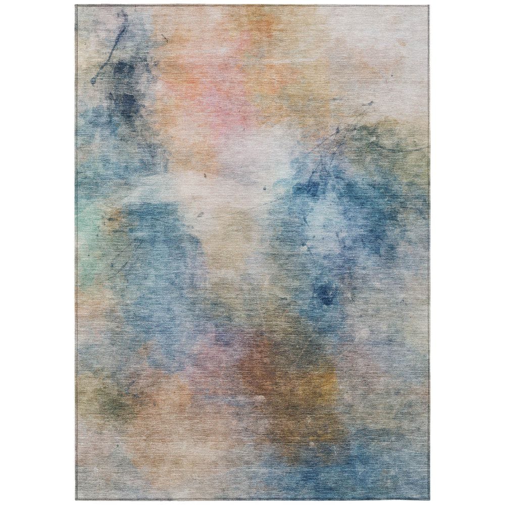 Chantille Machine Washable Indoor/Outdoor Abstract ACN2883 Blue 9 ft. x 12 ft. Area Rug price history on PriceWatchPro