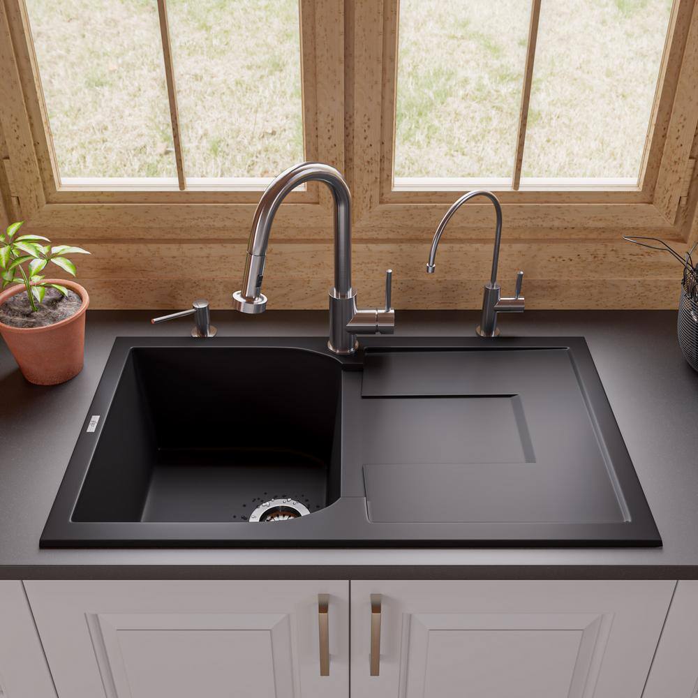 Modern Brushed Stainless Steel Soap Dispenser with 4-1/3" Spout
