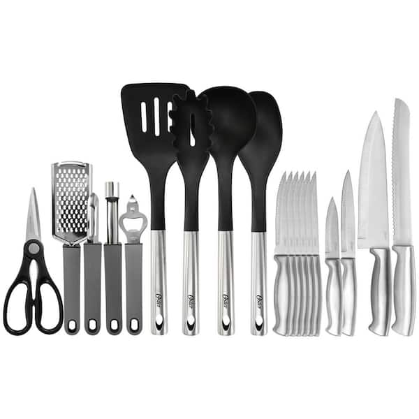 Oster Nylon and Stainless Steel Kitchen Tool and Utensil Set 19-Piece