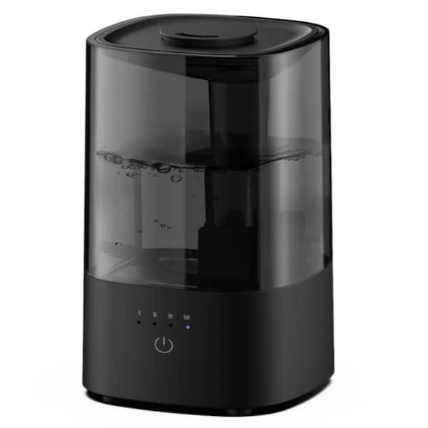 0.53 gal. Cool Mist Ultrasonic Humidifier for Bedroom, Nursery & Plants, Quiet, Auto Shut-Off, Filterless, Black