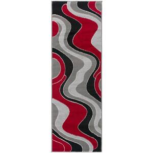 Sian Multicolor Graphic 2 ft. x 6 ft. Runner Rug