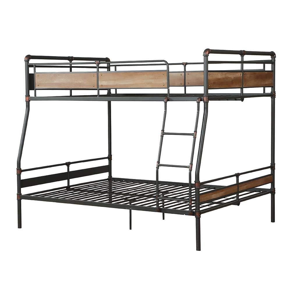 Acme Furniture Brantley II Sandy Black and Dark Bronze Hand Brushed ...