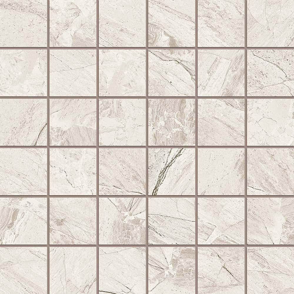 Splendor 4 in. x 0.41 in.Matte Beige Porcelain Mosaic Wall and Floor Sample Tile (0.14 sq. ft./case) (1-pack) price history on PriceWatchPro