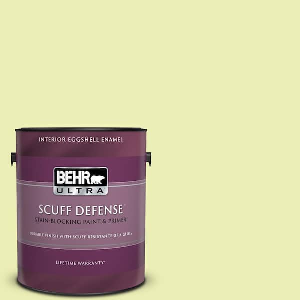 BEHR ULTRA 1 gal. #410A-2 Cabbage Green Extra Durable Eggshell Enamel Interior Paint & Primer