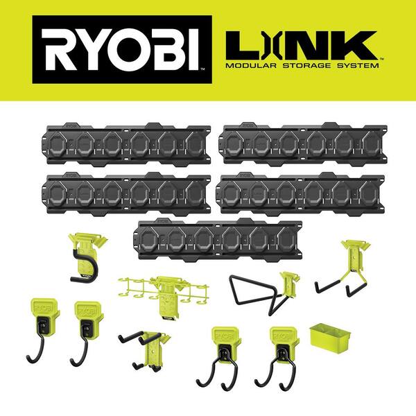 RYOBI LINK 15-Piece Wall Storage Kit STM508K - The Home Depot