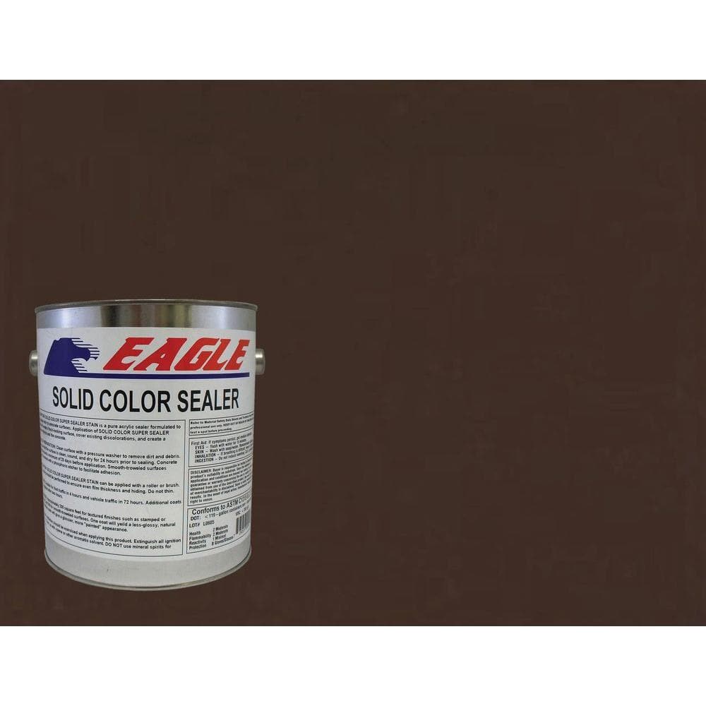 1 gal. Cabernet Brown Solid Color Solvent Based Concrete Sealer