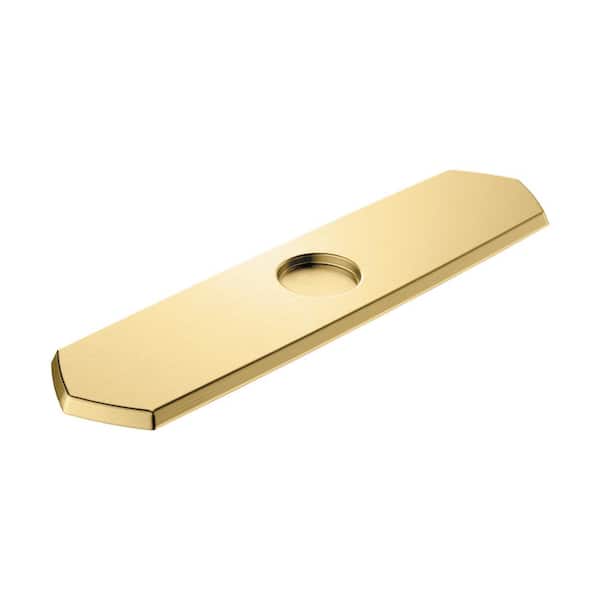 Hansgrohe Locarno 10 in. Base Plate in Brushed Gold Optic