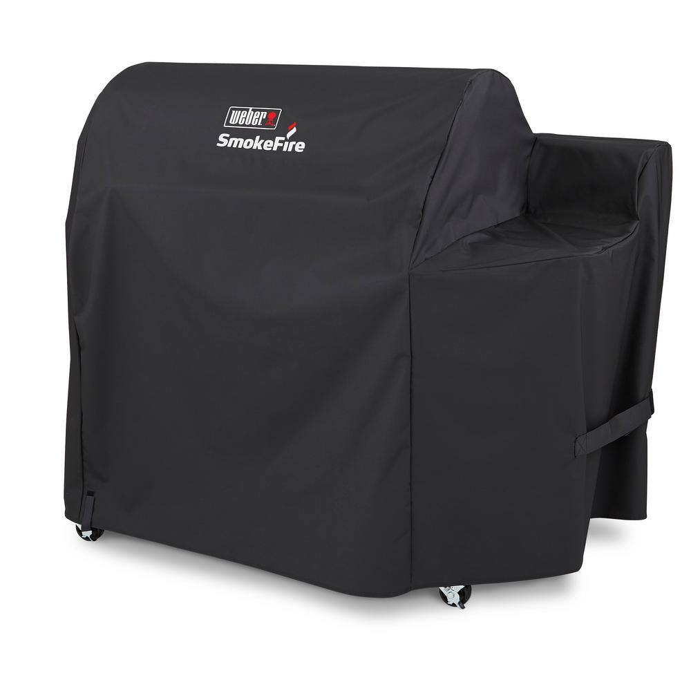 Weber SmokeFire Black Weather Resistant Grill Cover for EX6 Series