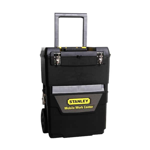 Stanley 11-13/16 in. 2-in-1 Mobile Work Center Tool Box