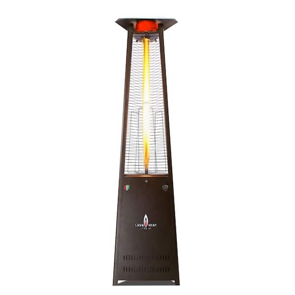 Lava Heat Italia Lavalite A-Line 56,000 BTU 8 ft. Bronze Gas Patio Heater