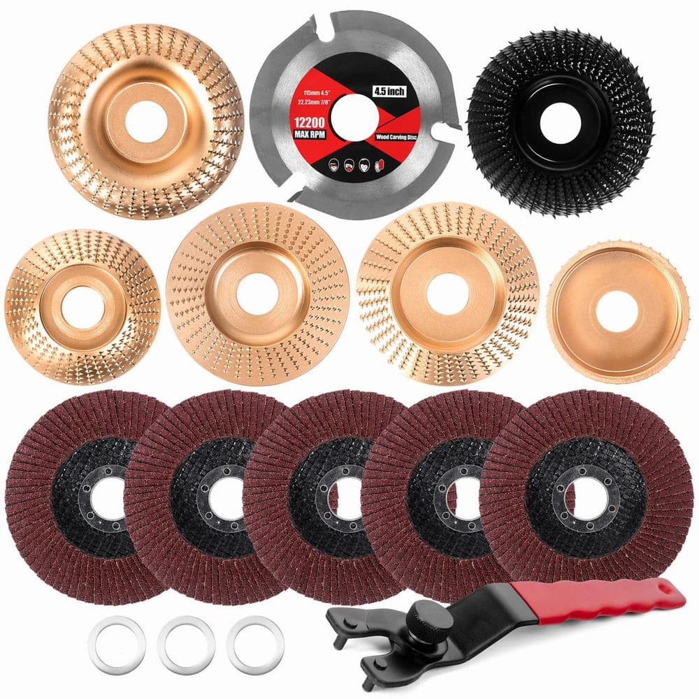 13PCS Angle Grinder Wood Carving Disc Kit with Tungsten Carbide Cutting Wheel for Grinding Sanding Shaping price history on PriceWatchPro