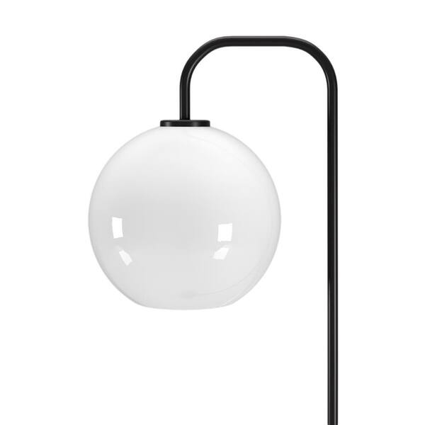 harrison arc black floor lamp