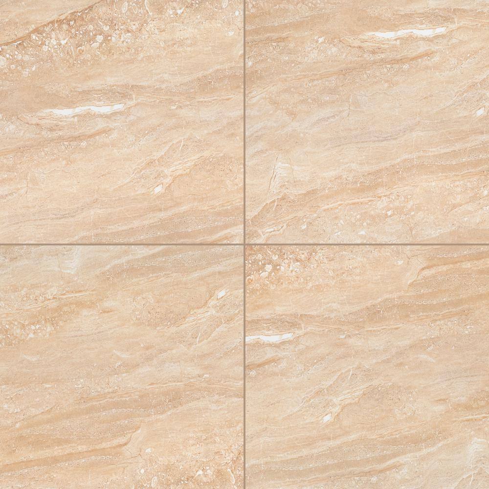 Alvara Oro 24 in. x 24 in. Polished Porcelain Floor and Wall Tile (640 sq. ft./Pallet) price history on PriceWatchPro