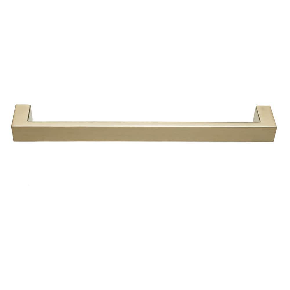 Architectural Satin Brass 12" Appliance Bar Pull with Mounting Hardware