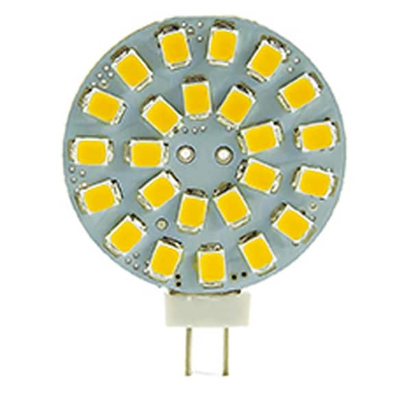 Star LED 20-Watt Equivalent Wafer LED Side Bi-pin Dimmable DC 10-30 V G4 Warm White (3000K)