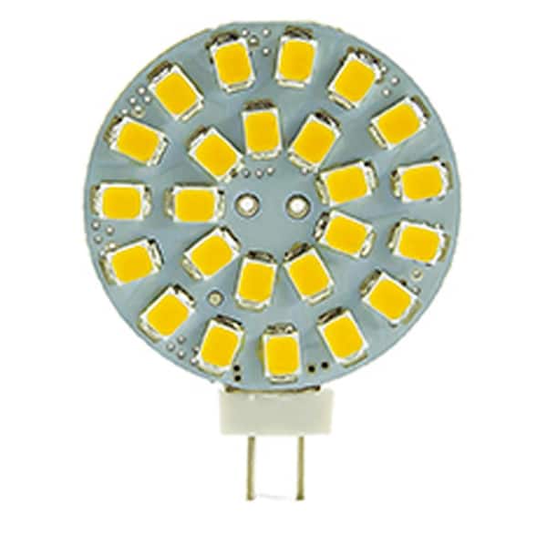 Star LED 20-Watt Equivalent Wafer LED Side Bi-pin Dimmable DC 10-30 V G4 Warm White (3000K)