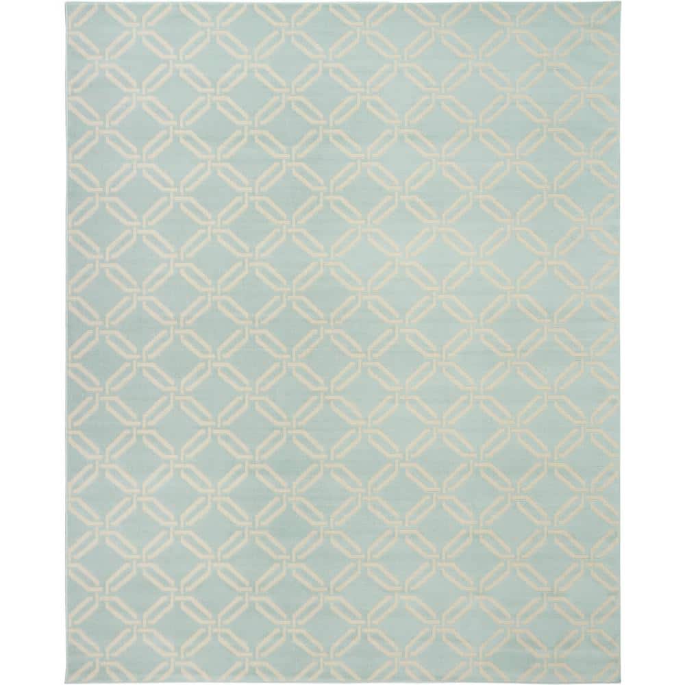 Moroccan Farmhouse Jubilant Green 8' x 10' Viscose Blend Area Rug
