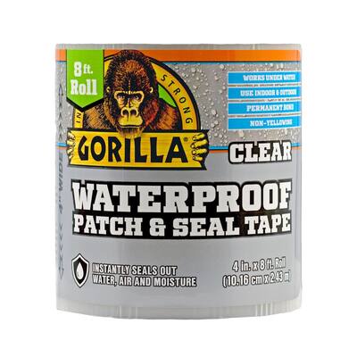 Gorilla 8 ft. Waterproof Patch and Seal Tape Clear