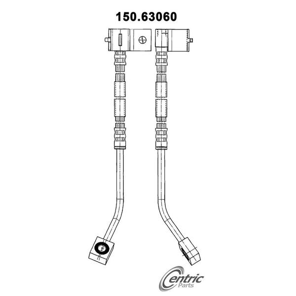 Centric Parts Brake Hydraulic Hose 2001-2009 Chrysler PT Cruiser 2.4L