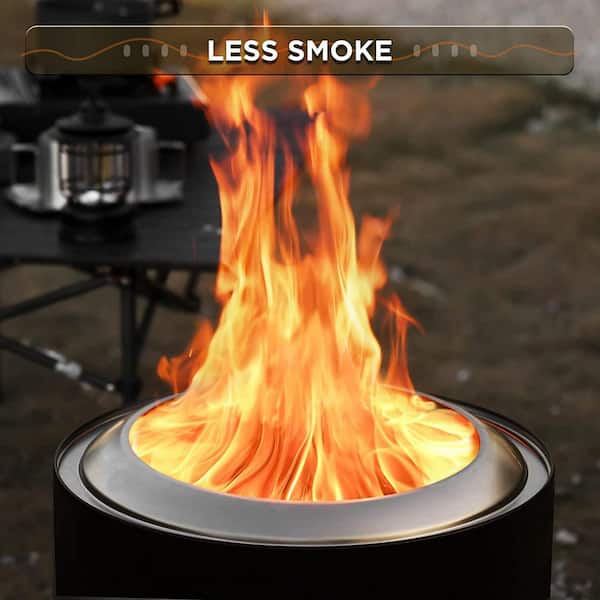Reviews for TURBRO 19 in. Smokeless Fire Pit for Outdoor Wood