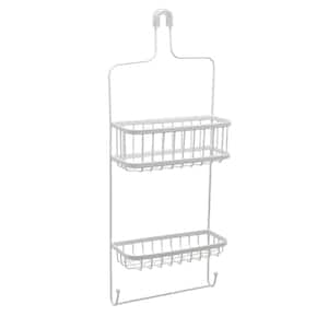 ASTRA 2 Tier Modern Aluminum Hanging Bathroom Shower Caddy Organizer in  Mist Grey 13213 - The Home Depot