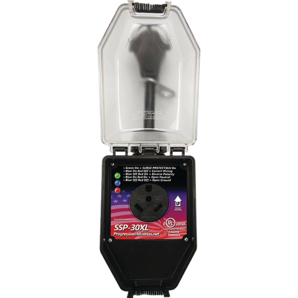PROGRESSIVE INDUSTRIES 30 Amp Portable RV Smart Surge Protector with Cover  SSP-30XL - The Home Depot
