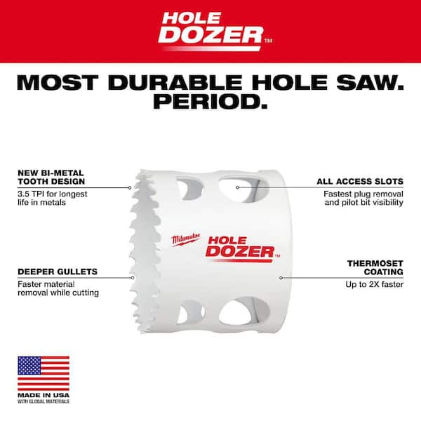 Milwaukee Hole Dozer General Purpose Bi-Metal Hole Saw Set (9