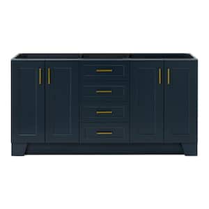 Taylor 66 in. W x 21.75 in. D x 34.5 in. H Bath Vanity Cabinet without Top in Midnight Blue