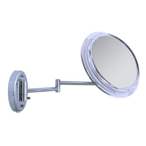 Zadro Surround Light 7X Wall Makeup Mirror in Chrome