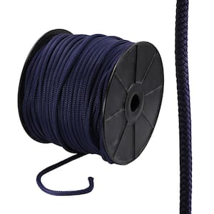 3/8 in. x 500 ft. Nylon Twist Rope, Navy