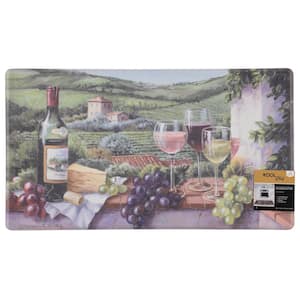 Cloud Comfort Multi-Colored 20 in. x 36 in. Indoor Anti-Fatigue Kitchen Mat