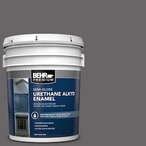 5 gal. #PPU17-19 Arabian Veil Urethane Alkyd Semi-Gloss Enamel Interior/Exterior Paint