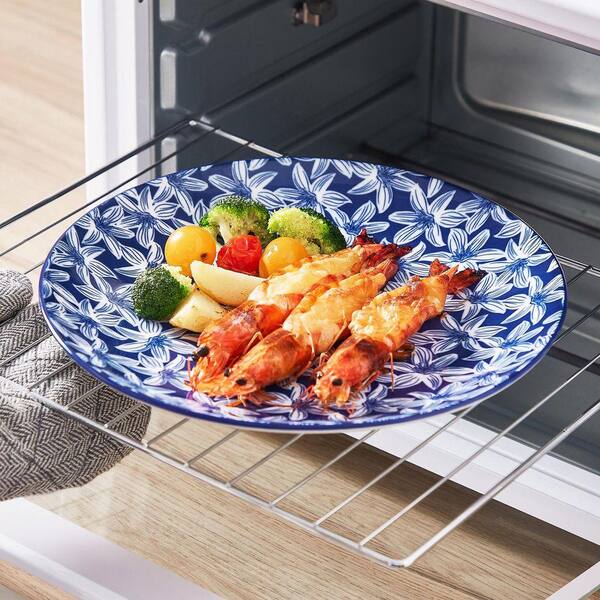 vancasso 16-Piece Blue Porcelain Dinnerware Set Service for 4