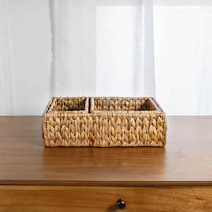 Tress Minimalist Hand-Woven Hyacinth Nesting Baskets, Natural (Set of 3)