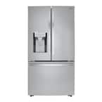 23.5 cu. ft. French Door Smart Refrigerator w/ Dual Icemaker & Wi-Fi Enabled in PrintProof Stainless Steel Counter Depth