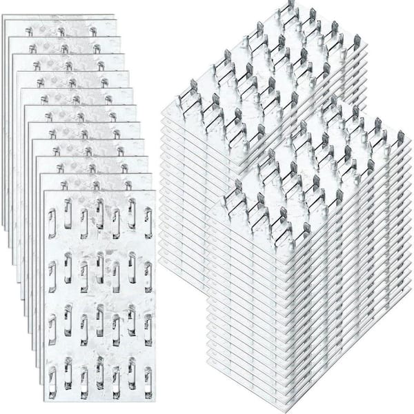 KIWDZFU 2x4 Inch 1mm-Gauge Carbon Steel Nail Stop Nail Plate 40-Pack ...