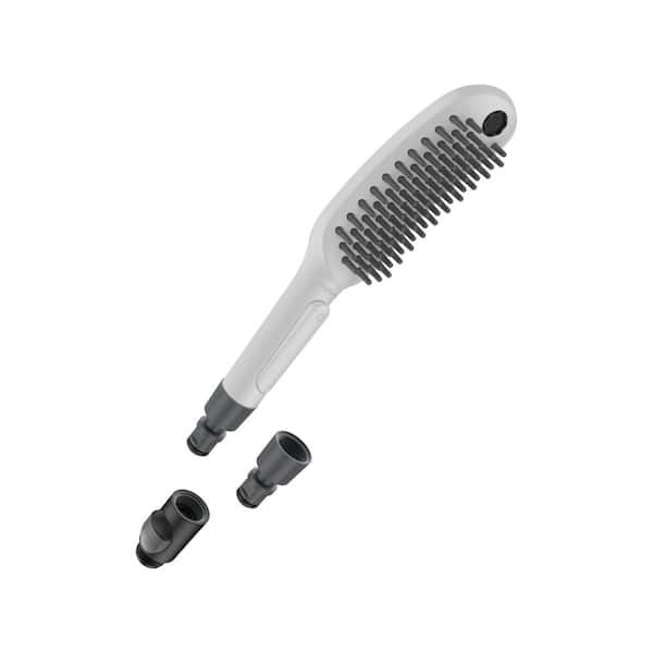 Hansgrohe Dog Shower 3-Spray Patterns with 1.75 GPM 5 in. Wall Mount Handheld Shower Head in White