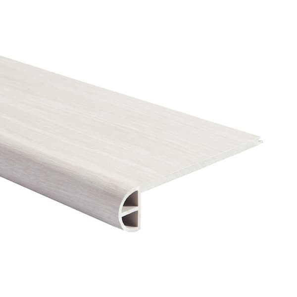 Malibu Wide Plank French Oak Sanibel 0.944 in. T x 4.527 in. Width x 94.48 in. L Vinyl Flush Stair Nose Molding