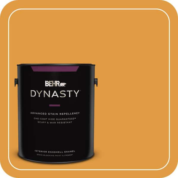 BEHR DYNASTY 1 gal. #T18-05 Life Is Good Eggshell Enamel Interior Stain-Blocking Paint & Primer
