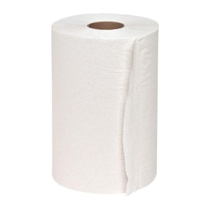 Two-Ply Nonperforated Paper Towel Rolls, 7 7/8 x 350ft, White, 12  Rolls/Carton - Short and Simple Supplies